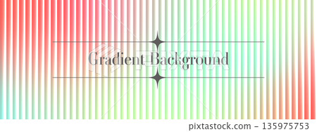 Abstract ribbed glass gradient background. Futuristic vertical stripe texture. Abstract ribbed glass gradient background. Futuristic vertical stripe texture. 135975753
