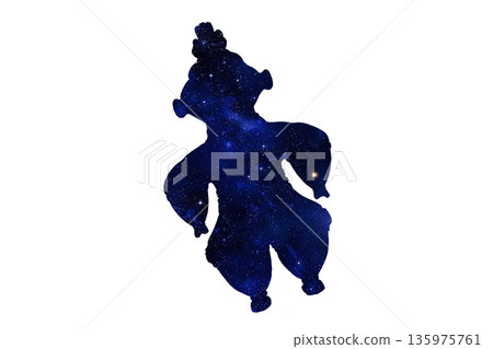 遮陽篷黏土小雕像的輪廓 遮陽篷黏土小雕像的輪廓 135975761