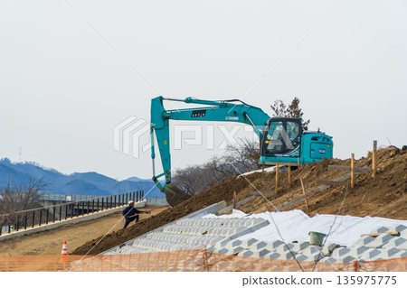 海堤建設 海堤建設 135975775