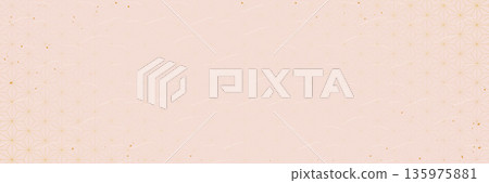 Pink Japanese paper background material 135975881