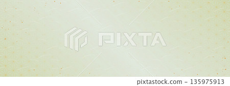 Green Japanese paper background material 135975913