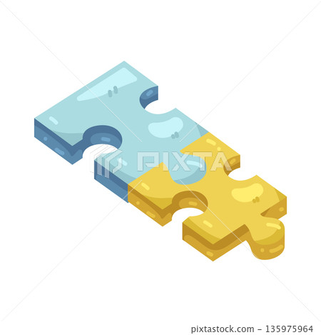 Illustration of Puzzle pieces Illustration of Puzzle pieces 135975964