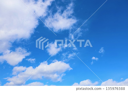 blue sky and white clouds blue sky and white clouds 135976388