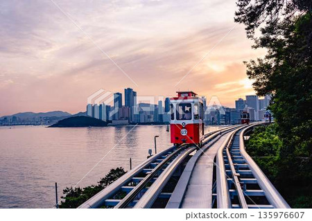 釜山膠囊列車 青沙浦日落 135976607