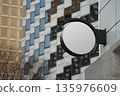 Street sign mock-up ad photo 135976609