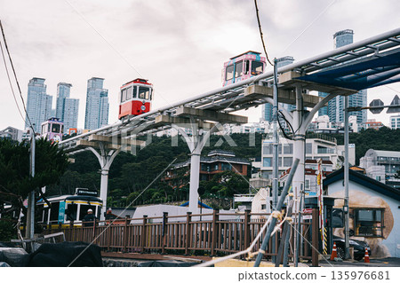 Busan Capsule Train Cheongsapo Station Busan Capsule Train Cheongsapo Station 135976681