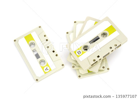 5 old cassette tapes 135977107