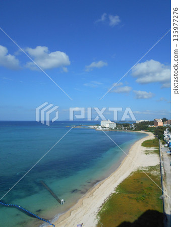 View from the balcony of a resort hotel in Okinawa View from the balcony of a resort hotel in Okinawa 135977276