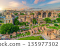 Roman Forum in Rome, Italy 135977302