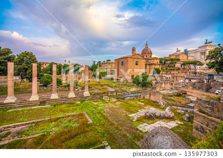 Roman Forum in Rome, Italy Roman Forum in Rome, Italy 135977303