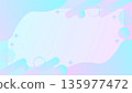 Light blue x pink dreamy gradation Memphis style frame background 135977472