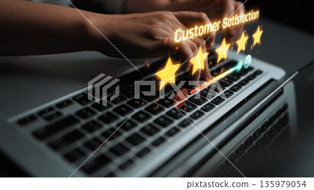 Customer satisfaction rating and feedback evaluation Marrow 135979054