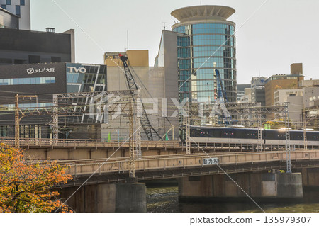 Osaka City, Tenmabashi area streetscape 135979307