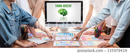 Green business transformation for brisk corporate business Green business transformation for brisk corporate business 135979419