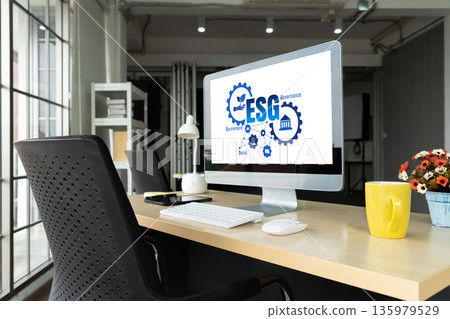 ESG environmental social governance policy for modish business 135979529