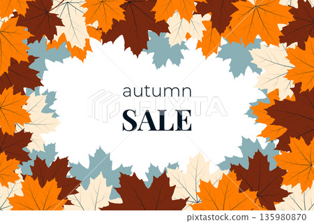 autumn sale background autumn sale background 135980870