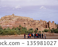 Ait Benhaddou view in Morocco 135981027