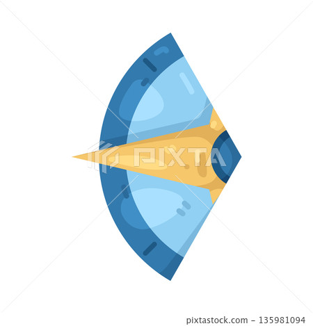 Illustration of west arrow Illustration of west arrow 135981094