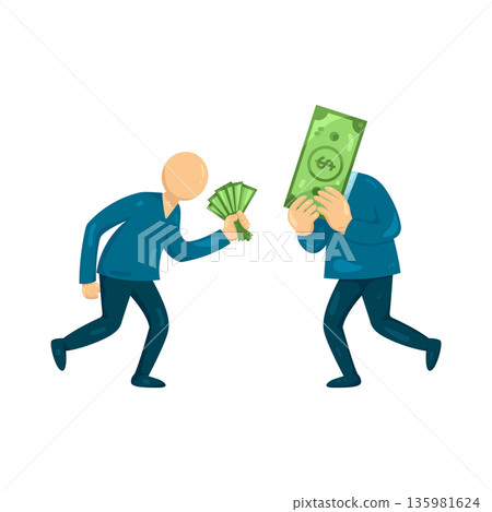 Illustration of Corruption Illustration of Corruption 135981624