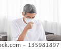 A man in poor physical condition　 135981897