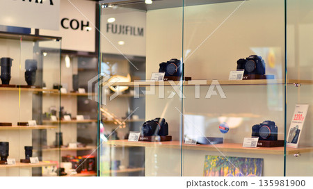 Warsaw, Poland. 6 November 2025. Interior of Cyfrowe.pl. Movie and photography equipment store. Warsaw, Poland. 6 November 2025. Interior of Cyfrowe.pl. Movie and photography equipment store. 135981900