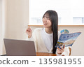 Women planning for a trip 135981955