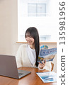 Women planning for a trip 135981956