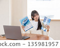 Women planning for a trip 135981957