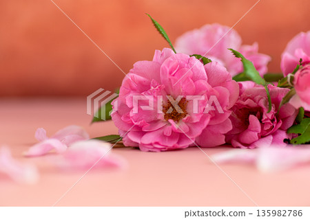 Beautiful bouquet of roses for a gift 135982786