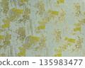 Warm Teal and Gold Jacquard Fabric with Neon Accents 135983477