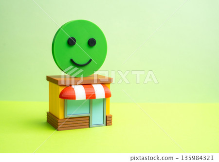 Positive business feedback. Good profit indicators. Success metrics concept, financial performance and growth signals. Investor confidence, operational efficiency and sustainable profitability outlook 135984321
