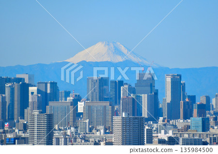 Cityscape Tokyo Mount Fuji Cityscape Tokyo Mount Fuji 135984500