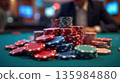 poker player in the casino 135984880