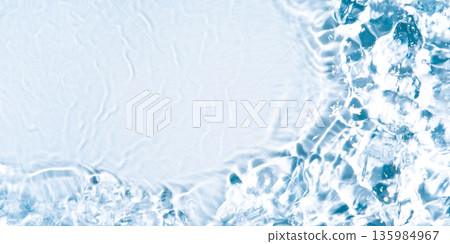 The texture of water on a white background. The texture of water on a white background. 135984967