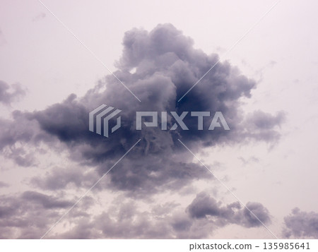 The white clouds. The white clouds. 135985641