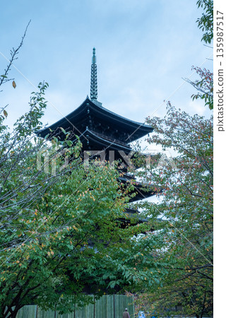 Five-story pagoda at Toji Temple, Kyoto Prefecture Five-story pagoda at Toji Temple, Kyoto Prefecture 135987517