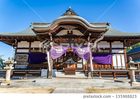 玉井東照宮神社參拜殿（玉井東照宮與備前東照宮合為一體）供奉海上運輸與交通安全的大神 135988823