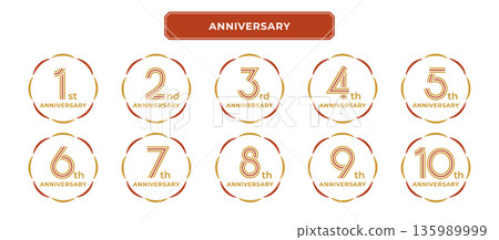 Mizuhiki-style Japanese-style number anniversary set (1st-10th) Mizuhiki-style Japanese-style number anniversary set (1st-10th) 135989999