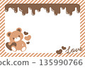 Chocolate Bear Postcard Brown 135990766
