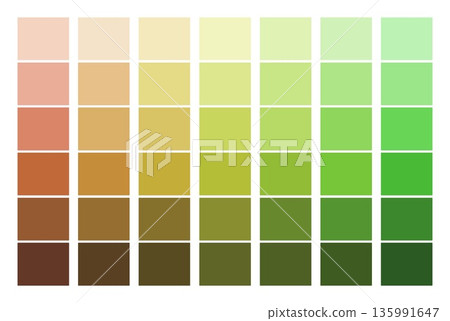 Swatch palette arrangement Swatch palette arrangement 135991647