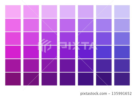 Purple color sample book Purple color sample book 135991652