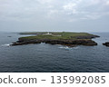 Aerial view of St. John's Point Lighthosue, County Donegal, Ireland 135992085