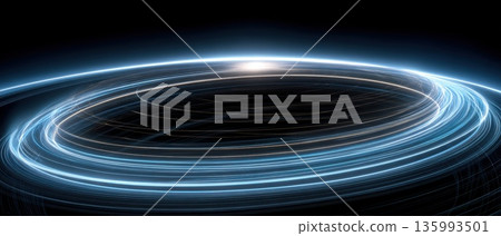 Abstract Light Arcs Representing Virtual Cloud Expansions in a Networked Environment Abstract Light Arcs Representing Virtual Cloud Expansions in a Networked Environment 135993501