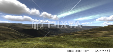 An Iridescent Valley Where Gravity Distorts the Landscape and Nature Thrives Beautifully An Iridescent Valley Where Gravity Distorts the Landscape and Nature Thrives Beautifully 135993531