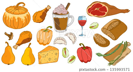 set of different products 135993571