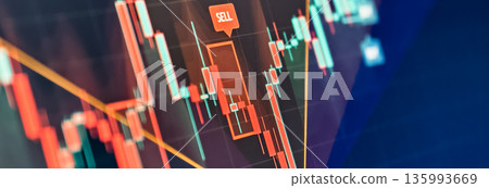Candlestick Stock Chart with Technical Indicators Candlestick Stock Chart with Technical Indicators 135993669