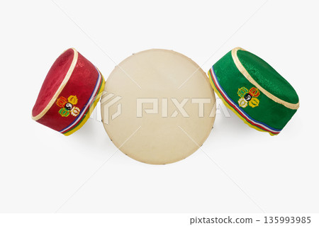 Damphu drum celebrating sonam losar tamang new year festival Damphu drum celebrating sonam losar tamang new year festival 135993985