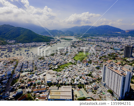 A small town in Asia. 135994231