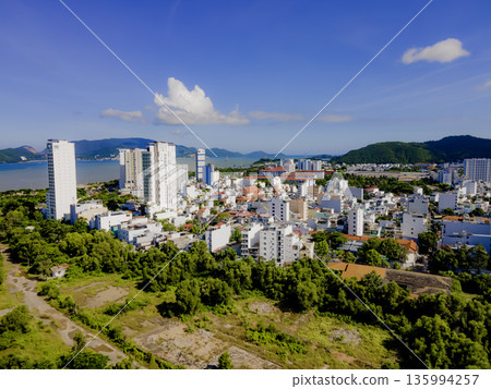 A small town in Asia. A small town in Asia. 135994257