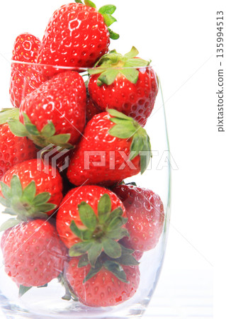 Strawberry 37 Strawberries in a glass 135994513
